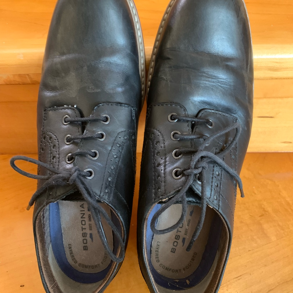 Bostonian Men's Black Leather Derbys